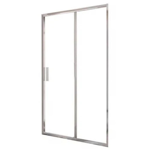 Душевая дверь в нишу RAVAK Blix Slim BLSDP2-120 X0PMG0C00Z1 120х195 см прозрачное стекло раздвижная